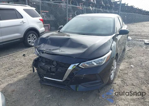 2021 Nissan Sentra S Xtronic Cvt z USA, uszkodzony, nr VIN 3N1AB8BV8MY267780